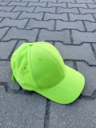 Czapka z daszkiem 6 paneli metalowe zapięcie seledynowa