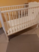 Klupś Marsell łóżeczko dziecięce 120x60+materac