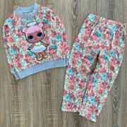 Dres dziewczęcy LOL, kwiatowy, r. 104