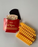 Klipsy na żywność - FRYTKI