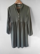 Copenhagen Luxe Włoska zielona sukienka z wiskozy xs/s