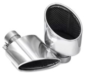 Owalne końcówki rury wydechowej do Audi A4 A5 A6 A7 RS4 RS5 RS6 RS7