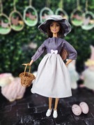 Ubranko dla lalki sukienka oraz kapelusz 