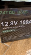 Akumulator 12V 100Ah LiFePO4 wbudowany BMS 100A, pojemność 1280Wh
