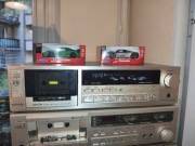 Denon dr-m44hx,kolor srebrny,deck, magnetofon 