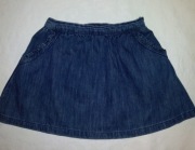 Next spódniczka jeansowa z kieszeniami roz. 98
