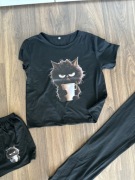 Pidżama 3-częściowa koty xs nowa