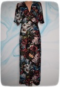 Sukienka maxi welurowa Mango S Nowa