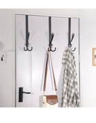 Komplet 4 wieszaków na drzwi. Kol.Chrom