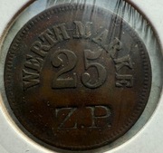 25 Werth-Marke Z.P.