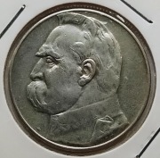 Polska 5 złotych 1935 srebro 