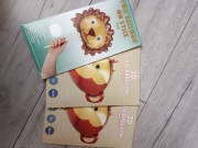 Balony foliowe zwierzątka lew + 2x małpka 3D zestaw dekoracja urodziny