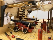 Model przekroju galeonu XVII wiek - Mantua Model / Panart