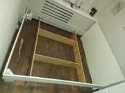 ŁóŁóżko sypialniane 180x200 VERA Helvetia - rama łóżka z 2 szafkami nocnymi