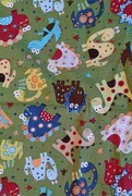 resztki tkanina bawełniana Dzieci dinozaury
