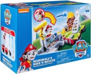 Psi Patrol. Wóz strażacki z torem przeszkód. Ride n rescue