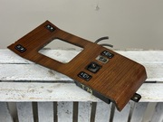 Konsola środkowa / panel sterowania Mercedes W124 – dekor drewno Zebrano