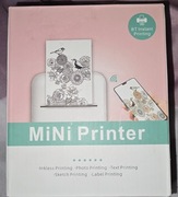 Mini drukarka fioletowa.