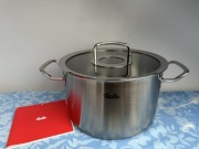 Garnek Fissler Original Profi 6,3 l 24 cm szklana pokrywka nowy