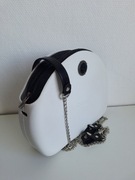 O bag moon light ml moonlight latte uzywany zestaw z czarnymi dodatkami