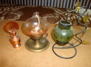 LAMPKI BIBELOTY PRL 3 SZTUKI - KOMPLET