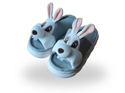 Kapcie 3D z króliczkiem – kawaii, pastel, cozy, Pop-Mart 38-39