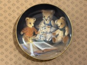 FRANKLIN MINT Talerz ozdobny porcelanowy MISIE MIS