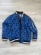 Red Code kobaltowa bomberka print w panterkę 12 lat 152-158 cm