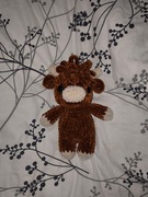 krowa krówka na szydełku pluszak maskotka amigurumi rękodzieło  
