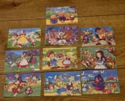 Zestaw karteczek notesowych A7 z lat 90