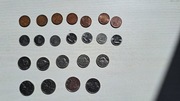 KANADA - zbiorek 23 monet 1,5,10,25 cent 1962-2002