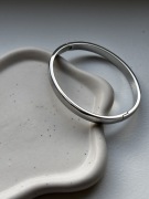 Gładka bransoletka sztywna Stal chirurgiczna