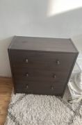 Ikea Drewniana komoda z 3 szufladami, odbiór osobisty Warszawa