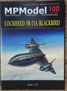 Lockheed SR-71 BLACKBIRD model kartonowy 1:33 "offset"