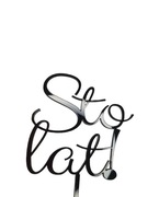 Topper  Czarna plexa 