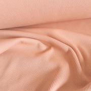 Dzianina ściągacz prążkowany prążek brxoskwiniowy bawełniany