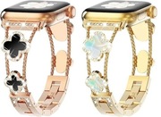 ZESTAW 2 szt. Eleganckiej branzoletki do Apple Watch 10 / 9 / 8 