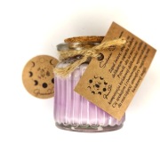 Świeczka Świeca sojowa w słoiku Fiołek Fiołkowa