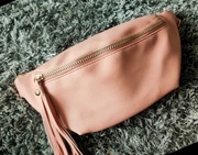 Nerka saszetka damska pudrowy róż