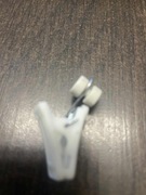 ŻABKA PLASTIKOWA BIAŁA  DO SZYNY 88 szt.