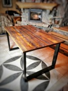 DREWNIANY STÓŁ POSTARZANY LOFT INDUSTRIAL 