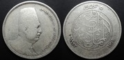 Egipt 5 piastrów 1923 H, srebrna moneta srebro