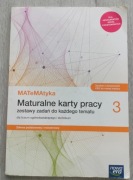 Maturalne karty pracy 3 do liceum i technikum 