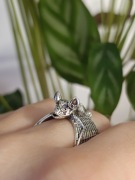 Pierścionek nietoperz nowy