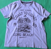 Koszulka T-shirt r. 134/140  kolor niebieski