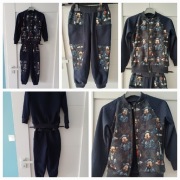 Nowy komplet dresowy granatowy Myszka Mikki rozmiar 110 cm