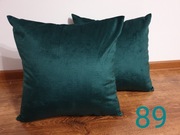 P089 poszewki na poduszki 40x40 zielony MONOLITH 