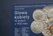 blister 2 zł "głowa kobiety-10 zł z 1932 roku" - 2006 rok