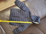 Kurtka jesienna przejściowa Reserved rozmiar 116 pikowana czarna z kapturem