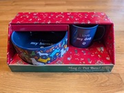 Zestaw kubek + miska dla psa "I love my human / dog" z Primark